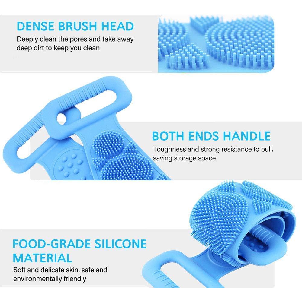 Eco-Friendly Silicone Back Bath Brush