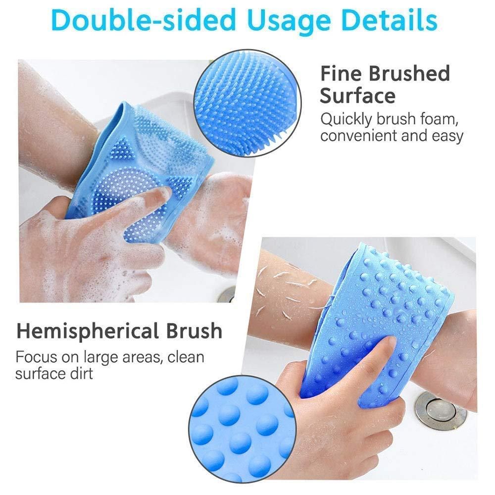 Eco-Friendly Silicone Back Bath Brush